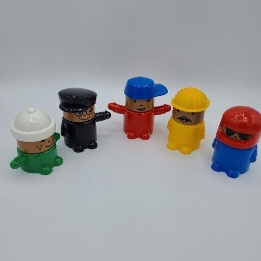 Ilea Lillabo Interchangeable Play Figures Lot Of 5 Developmental Toys